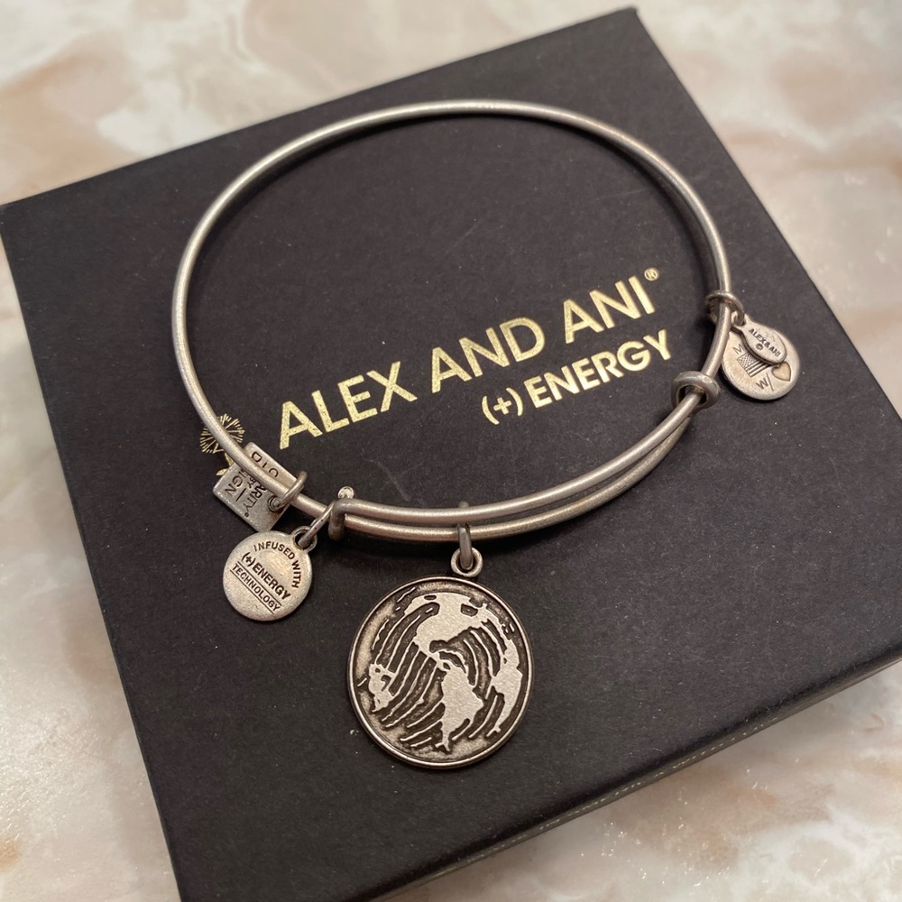 Alex and Ani World Thumbprint Bracelet
